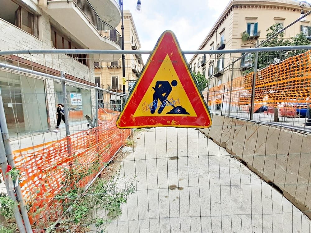 via roma cantiere cantieri lavori