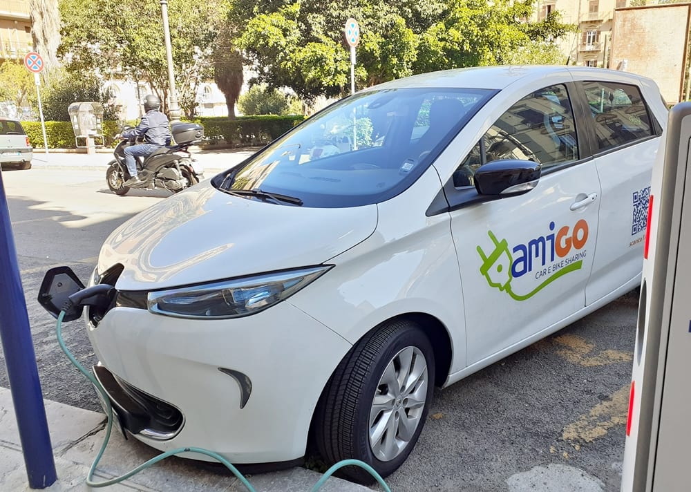 palermo car sharing elettriche auto macchine