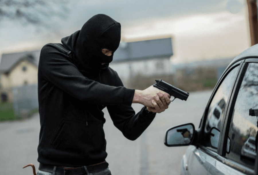 rapina ladro arma pistola